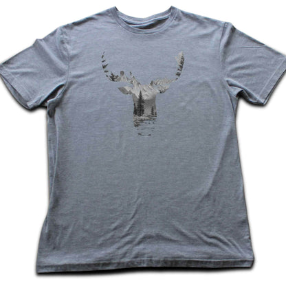 Deer Head Landscape T-shirt