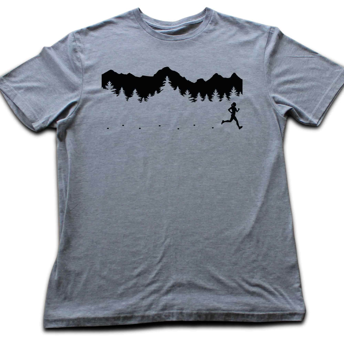 Running Woman In the Nature T-shirt