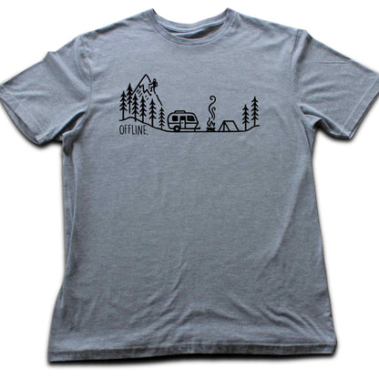 Caravan Camp Valley Offline T-shirt