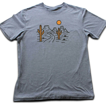 Canyon and Road Landscape T-shirt