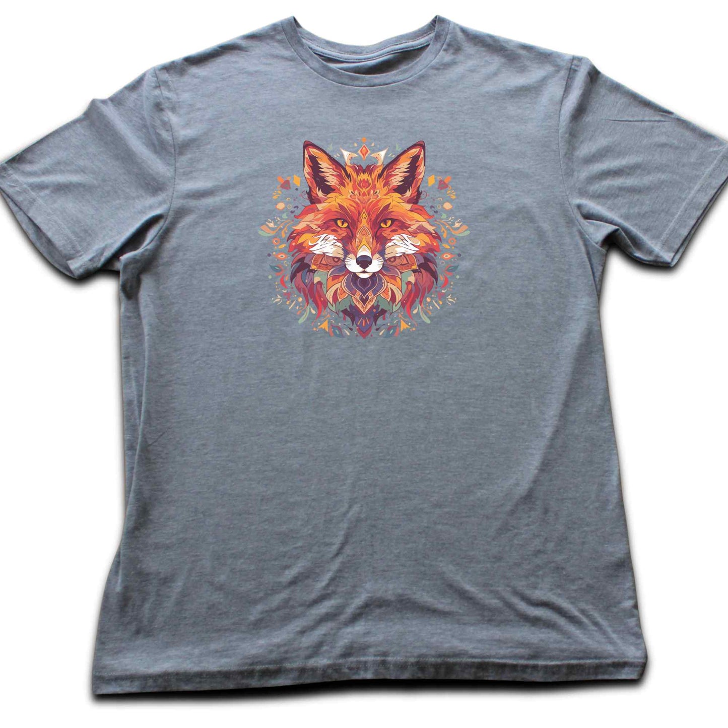 Colorfull fox Mandala Graphic T-shirt