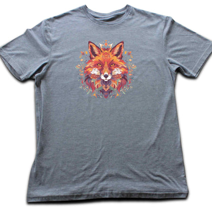 Colorfull fox Mandala Graphic T-shirt
