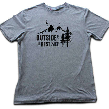 Outside Is The Best Side  T-shirt