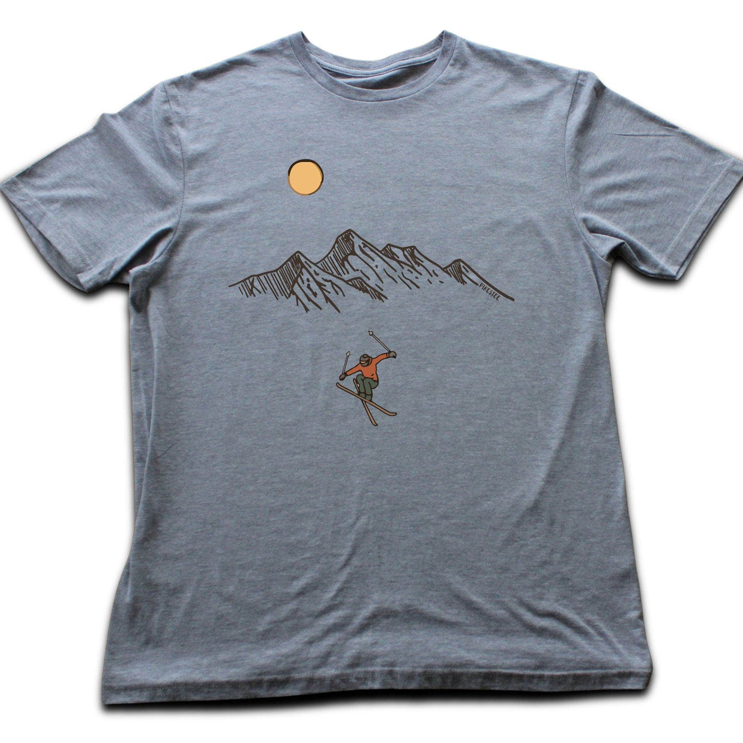 Skier Jump Mountain T-shirt