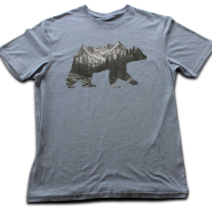 Bear landscape T-shirt