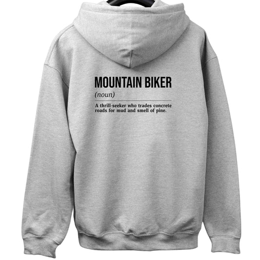 Mountain Biker Back-Print Hoodie