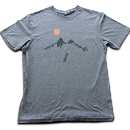 Snowboard Mountain Landscape T-shirt