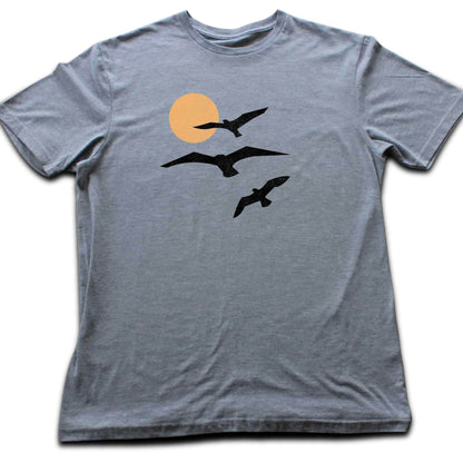 Sea, Birds and Sun T-shirt