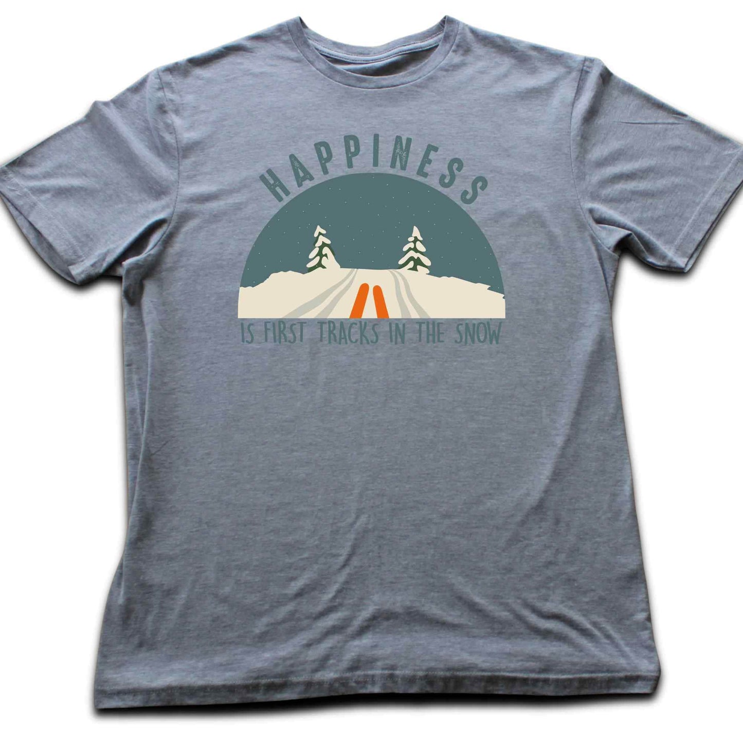 Happiness Is Snow Tracks T-shirt