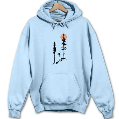 Ski Jump Trees Hoodie