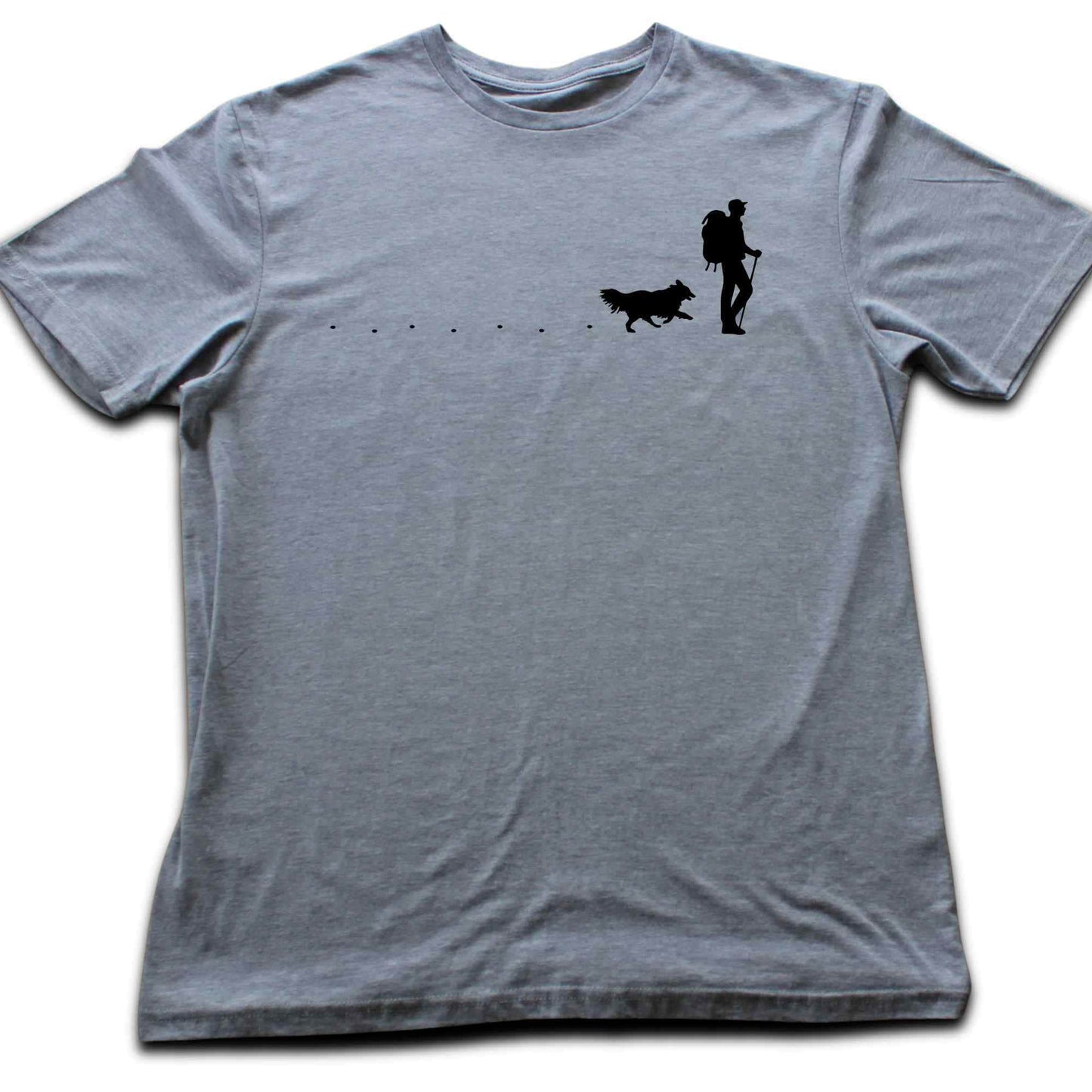 Hiker and Dog Path (man) T-shirt