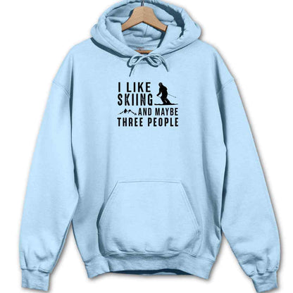 I Like Skiing Hoodie