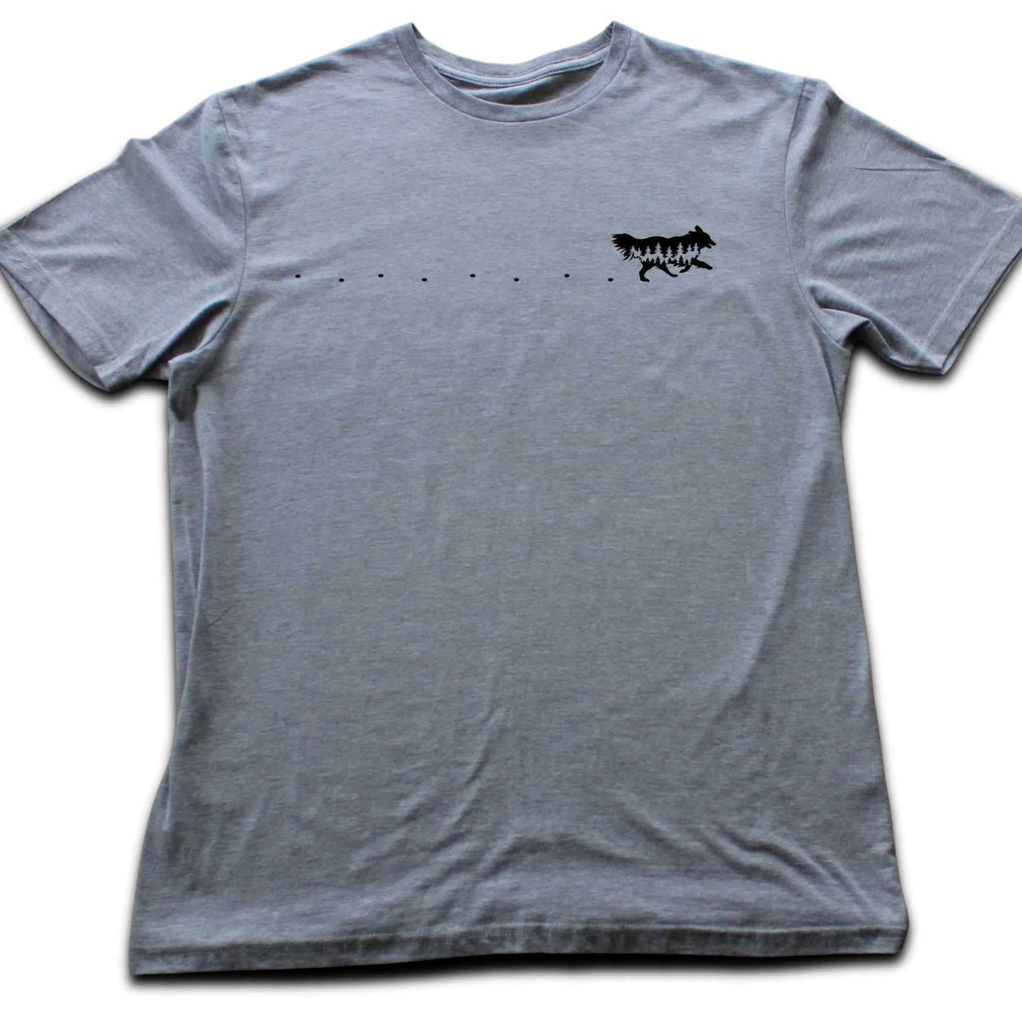 Dog Forest Path T-shirt