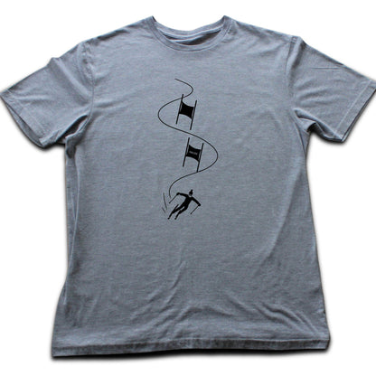 Cartoon Ski Slalom T-shirt