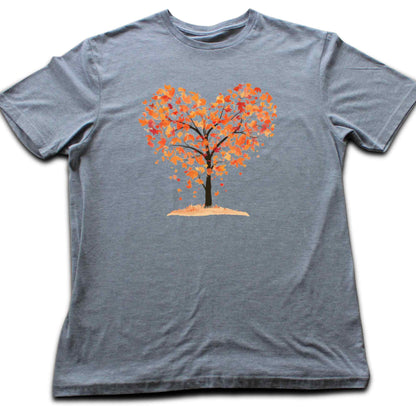 Autumn Tree Heart T-shirt