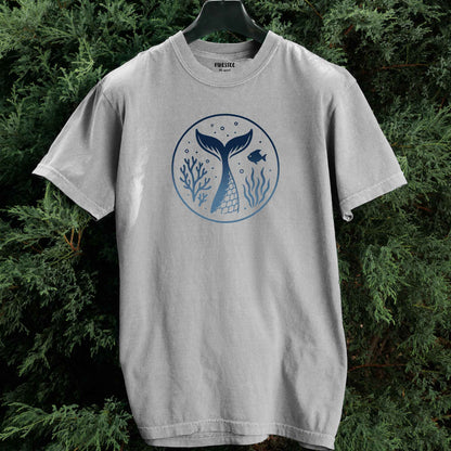 Round Whale Ocean T-shirt