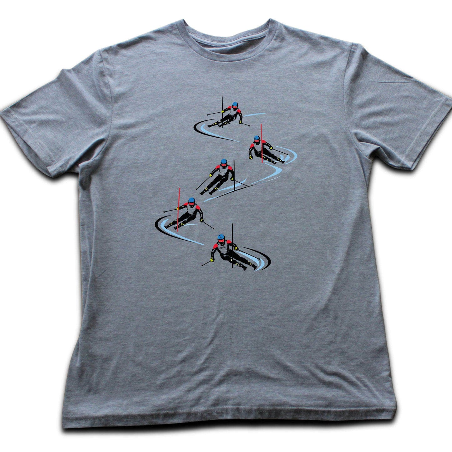 Skier Race Turns T-shirt