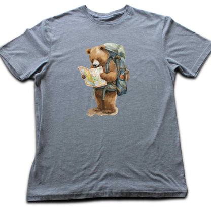 Bear Reading a Map T-shirt