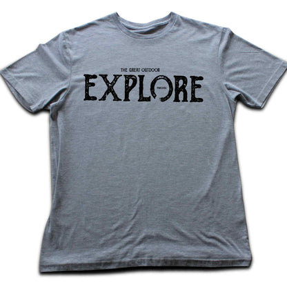 Explore The Great Outdoor Typo T-shirt