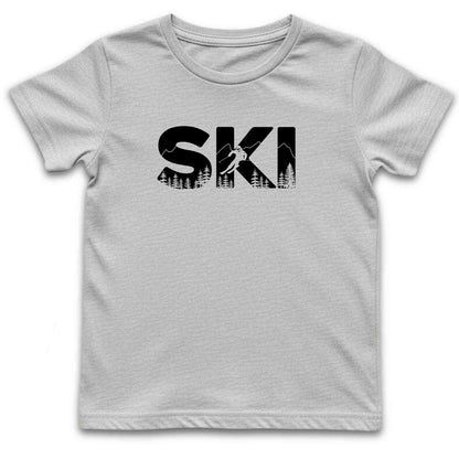 Ski Typo Kids T-Shirt