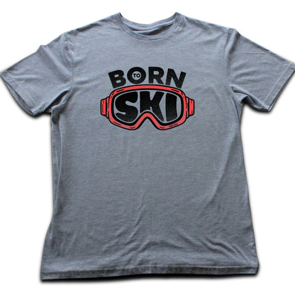 Born To Ski Mask T-shirt