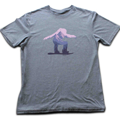 Snowboarder Silhouette Landscape T-shirt