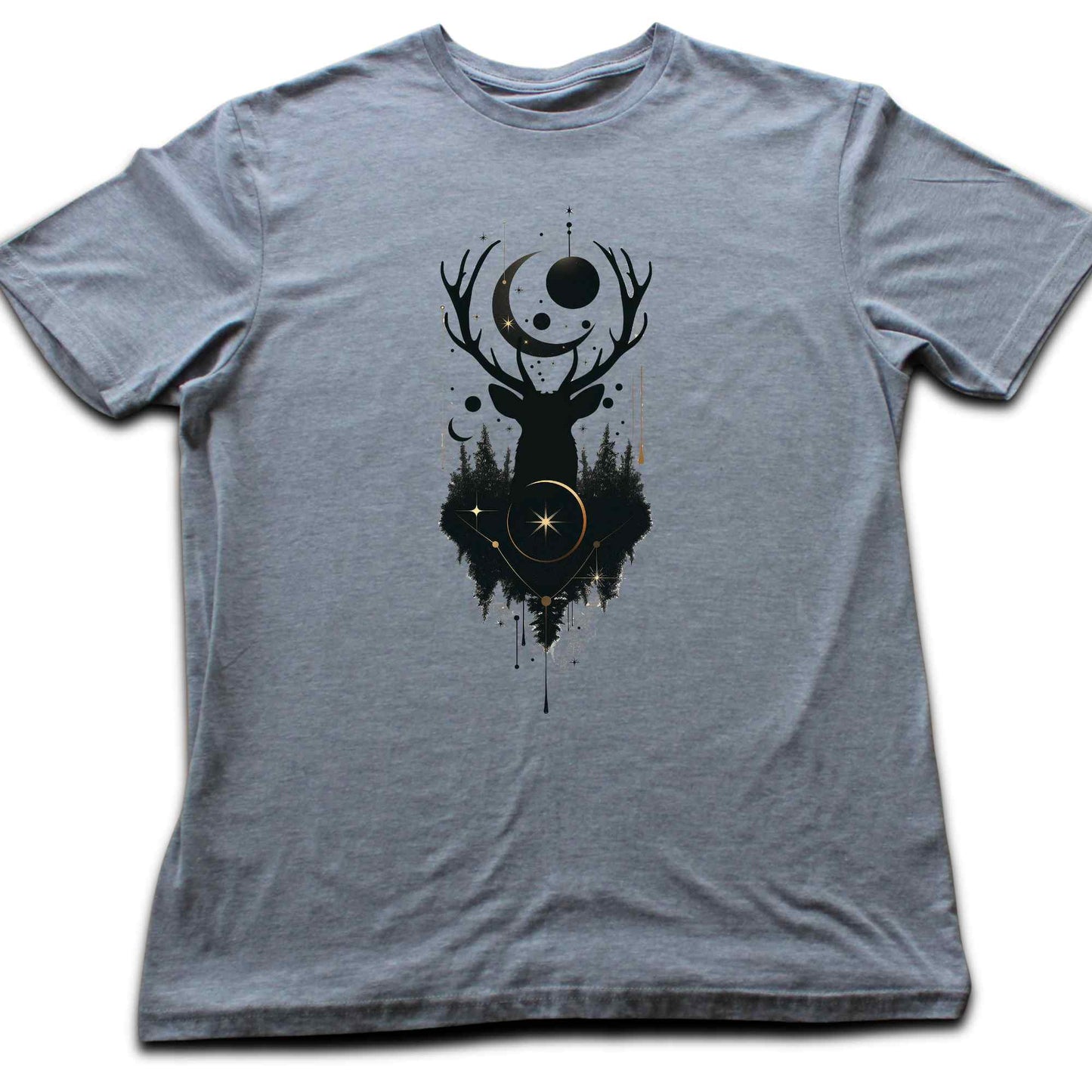 Black Deer Silhouette T-shirt