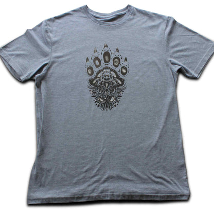 Bear FootPrint Mandala T-shirt