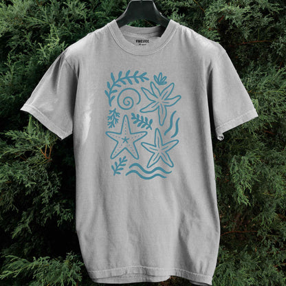 Floral Ocean Elements T-shirt