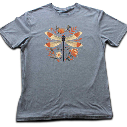 Floral DragonFly  T-shirt