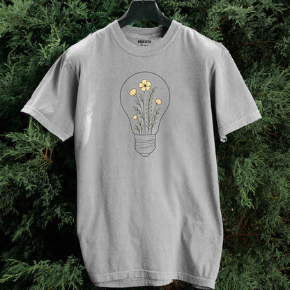 Light Bulb Flowers T-shirt