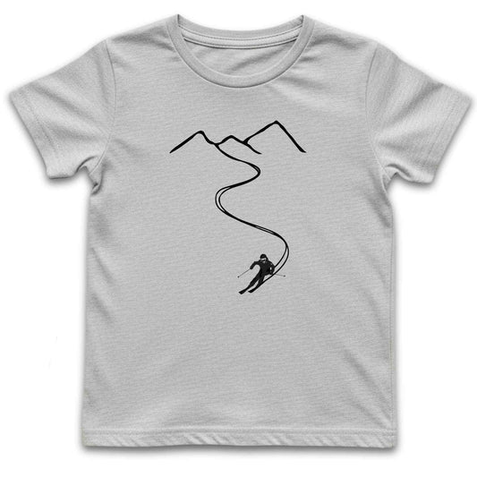 Ski Path Kids T-Shirt