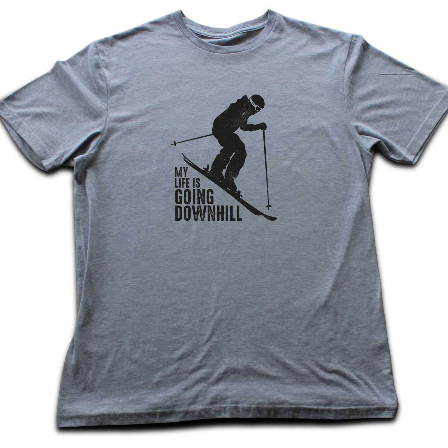 My Life Is Going Downhill Ski T-shirt