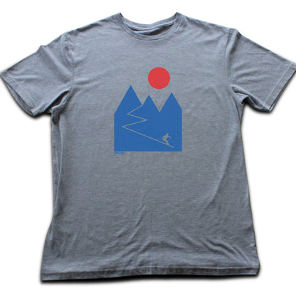 Geometric Ski Mountain T-shirt