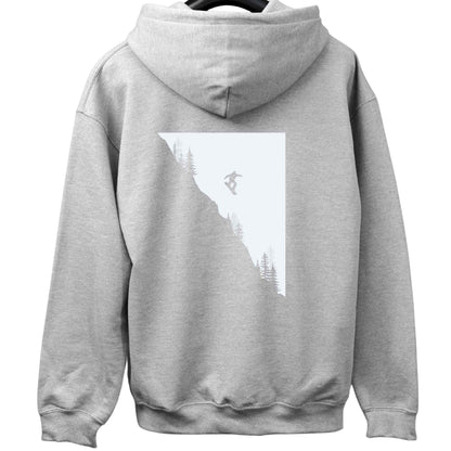 Snowboard Jump Back-Print Hoodie