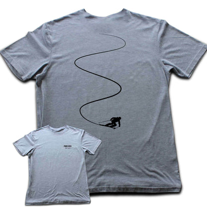 Back Print Ski Slalom T-shirt