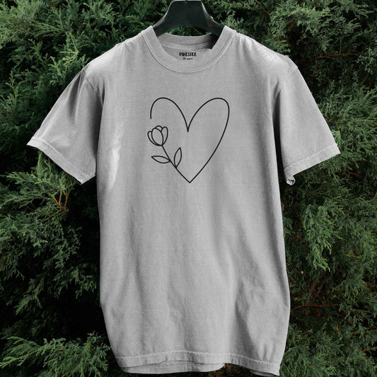 Heart Flower T-shirt