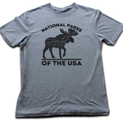 USA  Moose National Park T-shirt