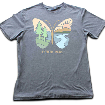Explore More Butterfly Landscape T-shirt