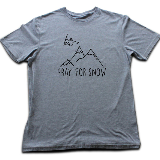 Pray For Snow Snowboard T-shirt