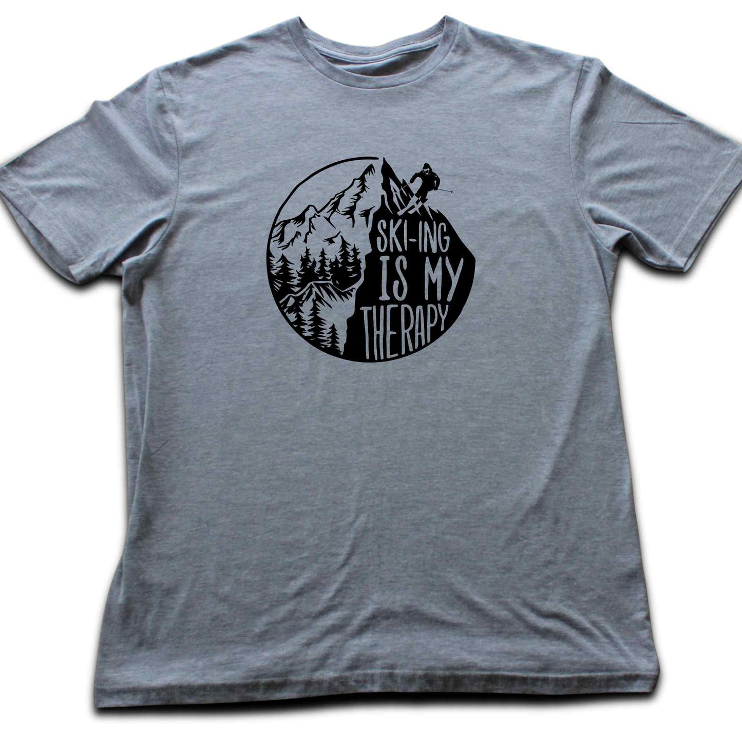 Skiing Is My Therapy T-shirt