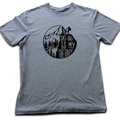 Skiing Is My Therapy T-shirt