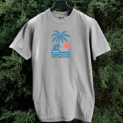 Wave Palm and Ocean T-shirt