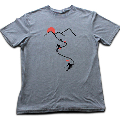 Ski Path Flags T-shirt