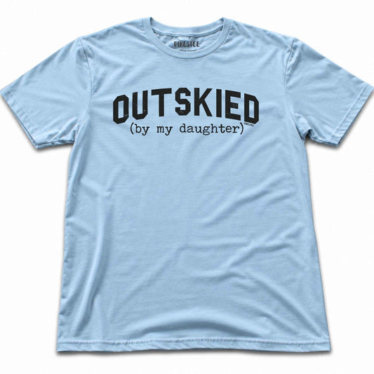 Outskied By Daughter T-shirt - Light Blue