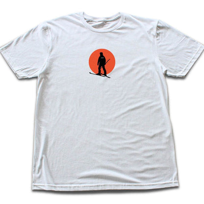 Skier Sunset T-shirt - White