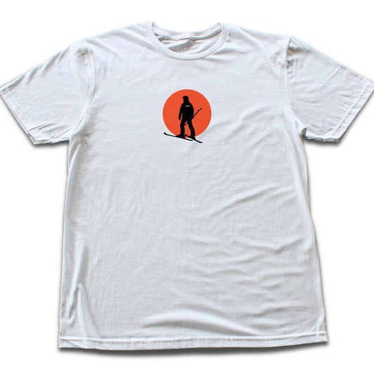 Skier Sunset T-shirt - White