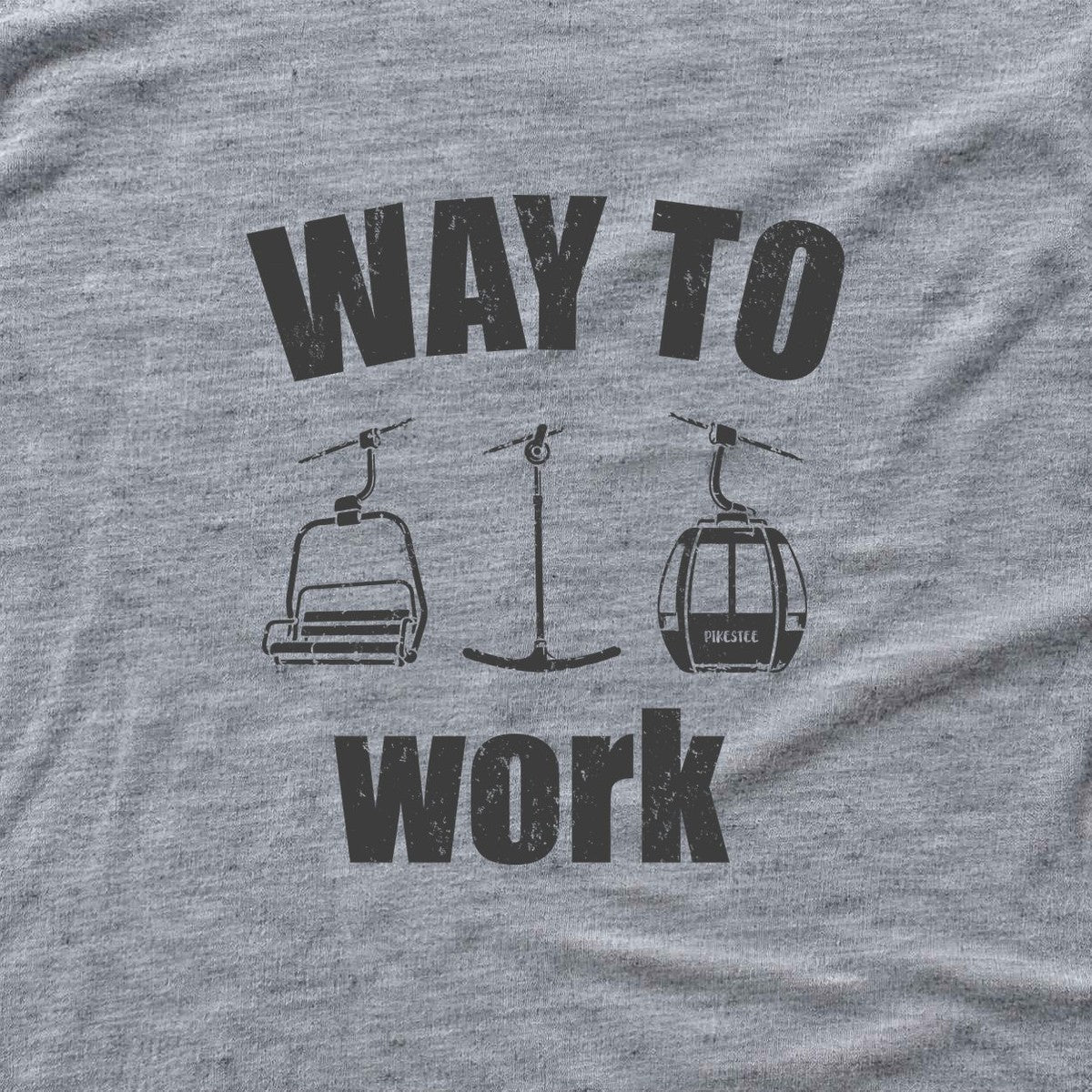 Way To Work Chair T-shirt - Sport Grey - hero