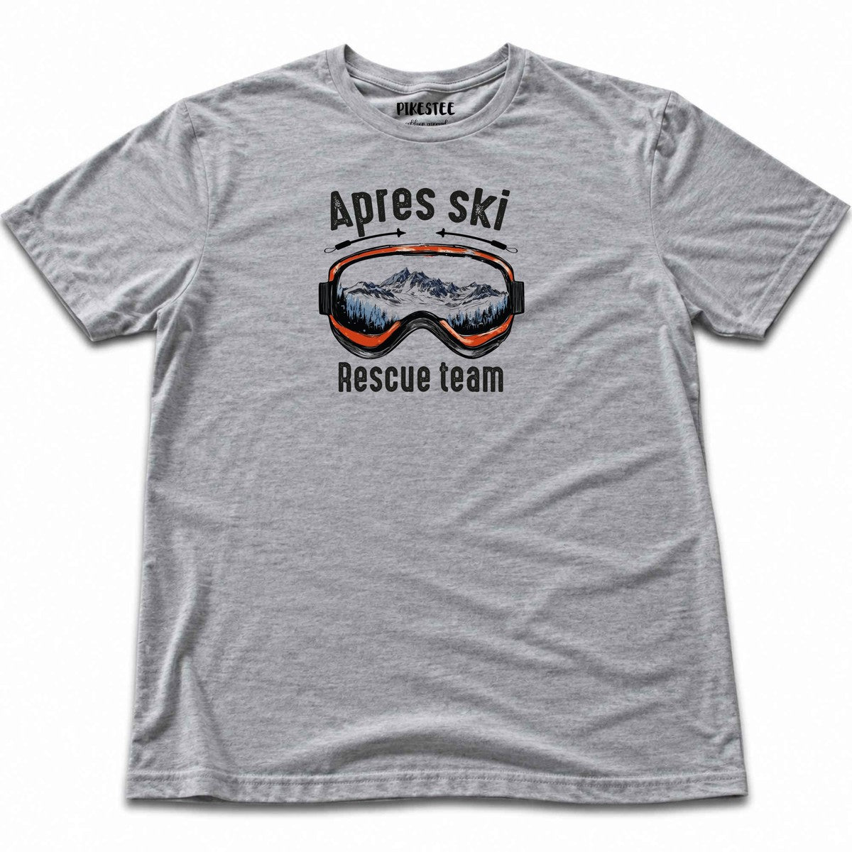 Apres Ski Rescue Team T-shirt - Sport Grey