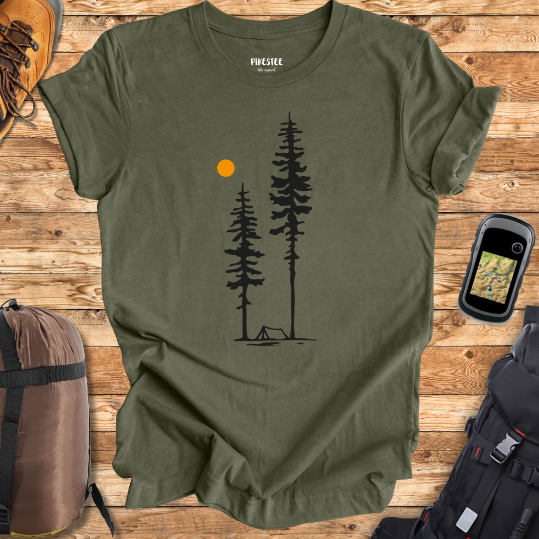 "Best Camp Spot" graphic T-shirt